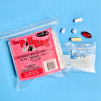 The Pill Bag | 300 Count (3 Packs of 100) |  Reusable |  Small Plastic Bag  |  Heavy Duty | Travel |  Organize |  Clean