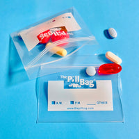 The Pill Bag | 300 Count (3 Packs of 100) |  Reusable |  Small Plastic Bag  |  Heavy Duty | Travel |  Organize |  Clean
